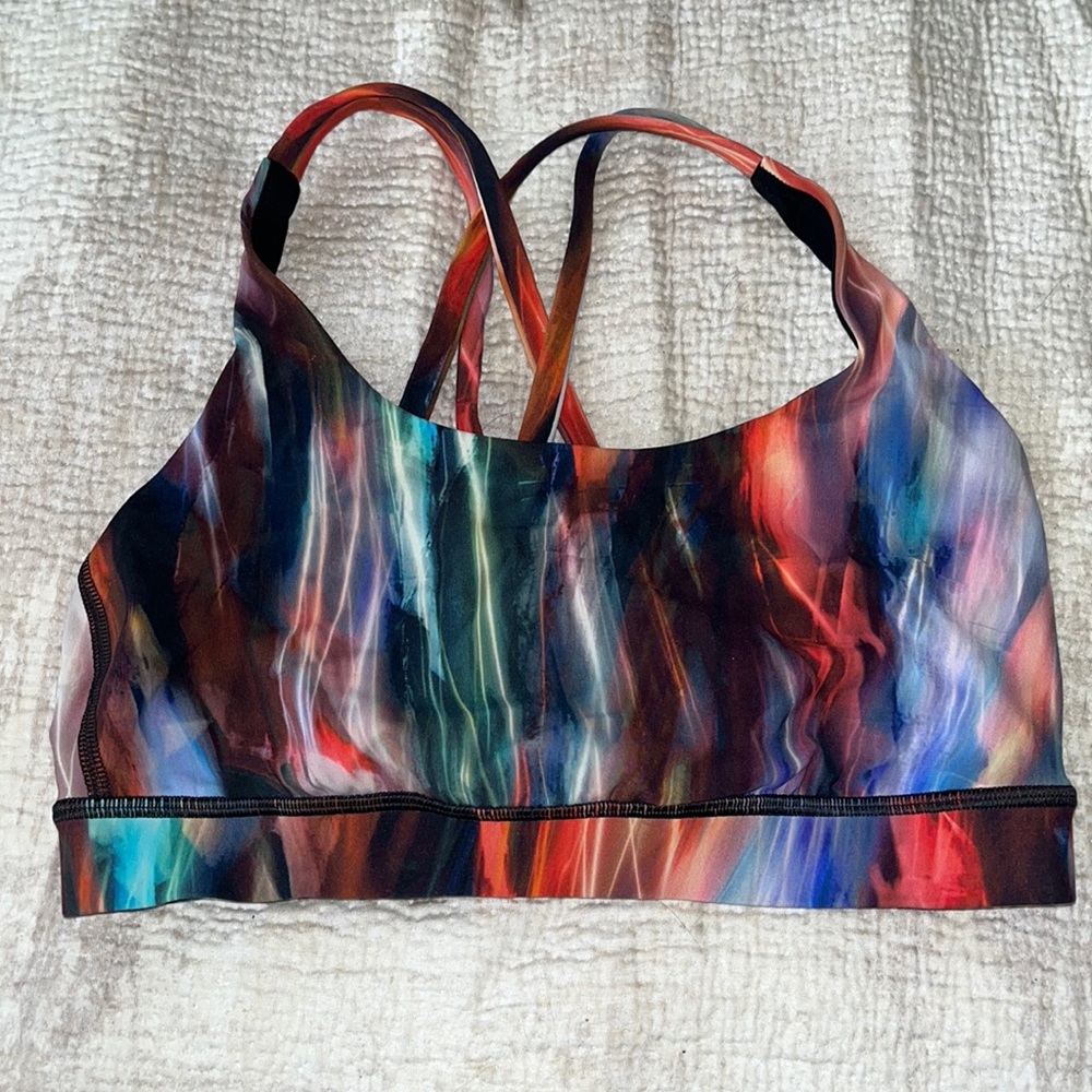 Lulu lemon multi color sports bra